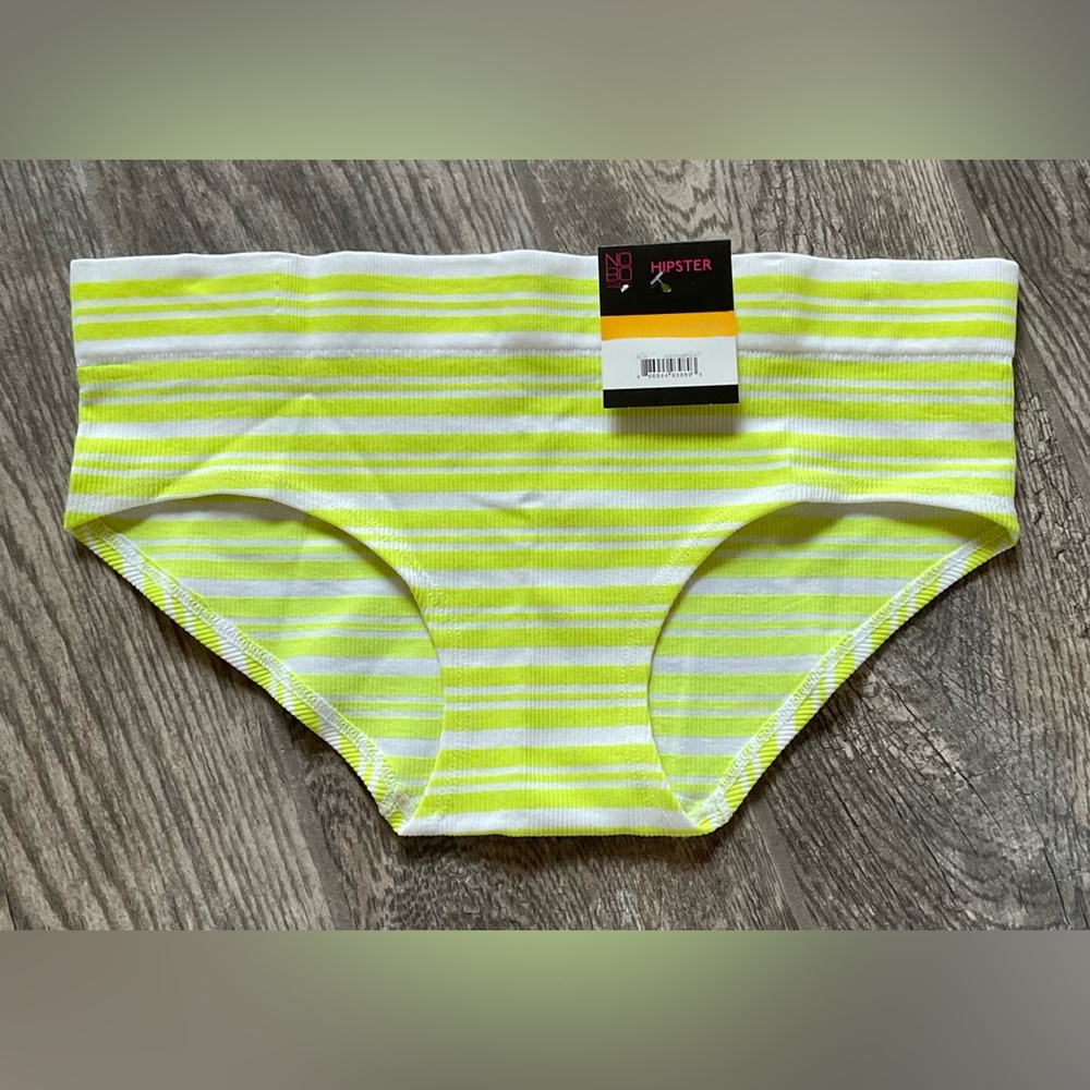 New Nobo, No Boundaries seamless hipster panties your pick size Citrus Stripe
